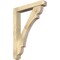 Ekena Millwork Olympic Craftsman Rough Sawn Bracket w/ Offset Brace, Douglas Fir, 6"W x 36"D x 48"H BKT0604X36X48OLY04RDF - alternate 1